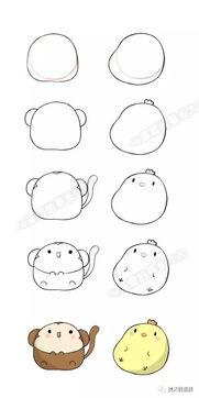 十二生肖简笔画视频